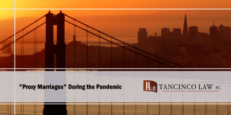"Proxy Marriages" During the Pandemic