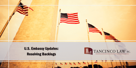 U.S. Embassy Updates: Resolving Backlogs