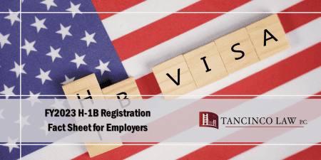 FY2023 H-1B Registration Fact Sheet for Employers