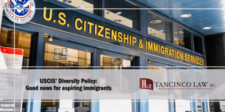 USCIS’ diversity policy - Good news for aspiring immigrants