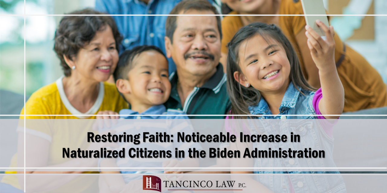 Noticeatable Restoring Faith: Noticeable Increase in Naturalized Citizens in the ...