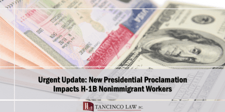 Urgent Update New Presidential Proclamation Impacts H-1B Nonimmigrant Workers
