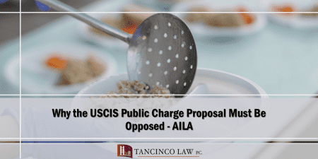 Why the USCIS Public Charge Proposal Must Be Opposed (AILA)