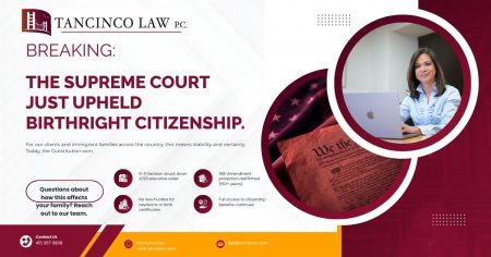 US Supreme Court Upholds Birthright Citizenship